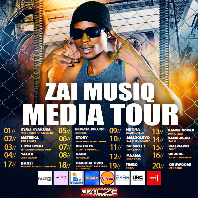 A Zai Musiq and Jahlive Studio 
Headlines Tour in East Africa? 30th March 
massive music to de world ????  ????????
        ??????Zai musiq  #mediatour ??????